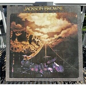Jackson Browne Running on Empty 1977 LP Asylum 6E-113 PRCW W/ Insert